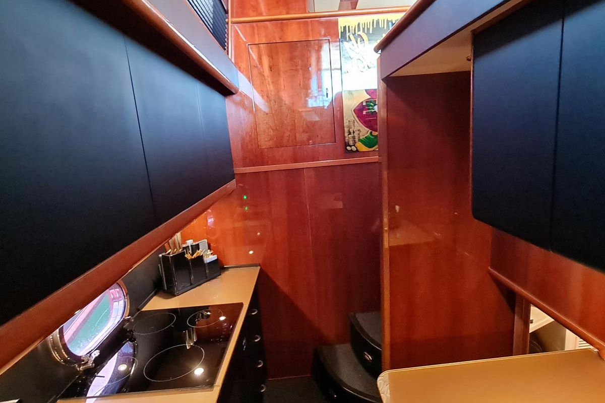 Galley of Grey Cherry, a Dominator 63 yacht at Općina Bilice, Croatia