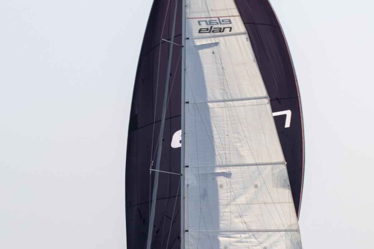 Sky, a Elan E4 sailboat at Betina, Croatia