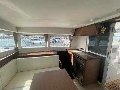 Salon of Nina (A/C, Gen 10KWA, watermaker, electric winch), a Lagoon 40 catamaran at Volos Municipality, Greece