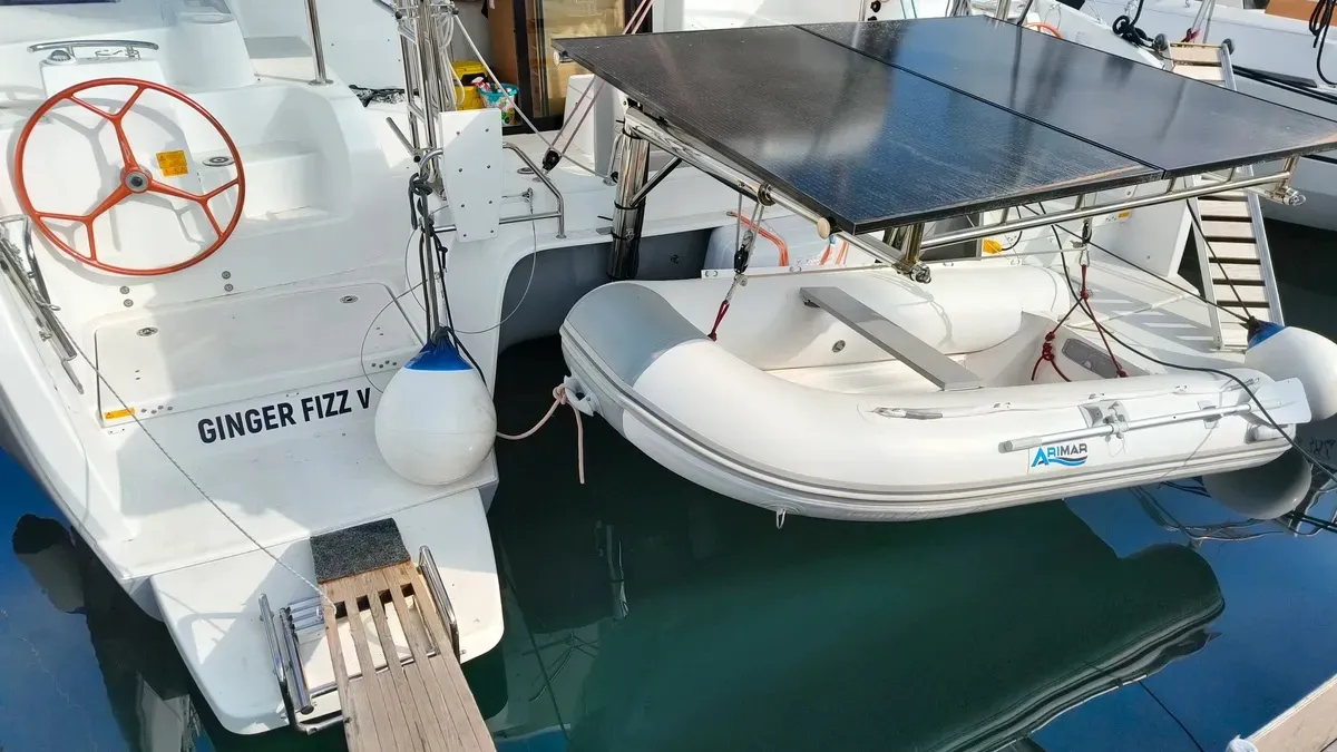 GINGER FIZZ V, a Excess Excess 11 catamaran at Grad Pula, Croatia