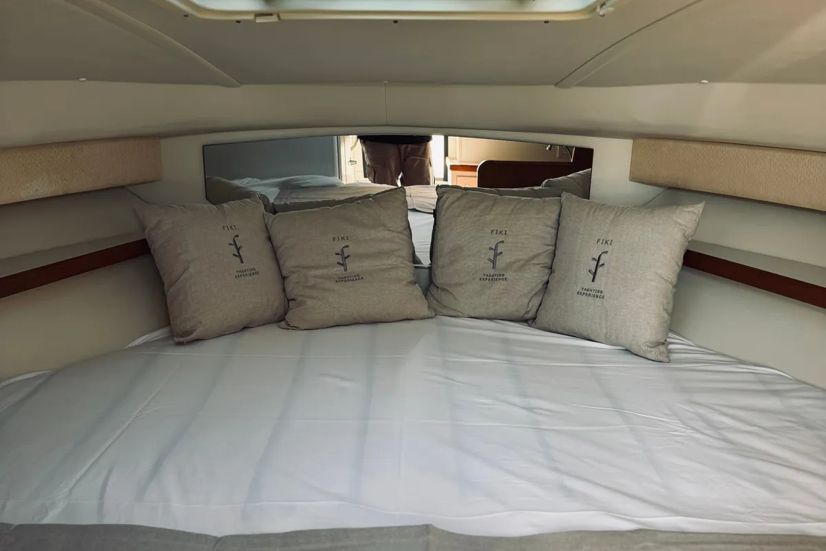 Cabin on Fiki, a Tiara Yachts Tiara 2900 Coronet motorboat at Municipal Unit of Kranidi, Greece