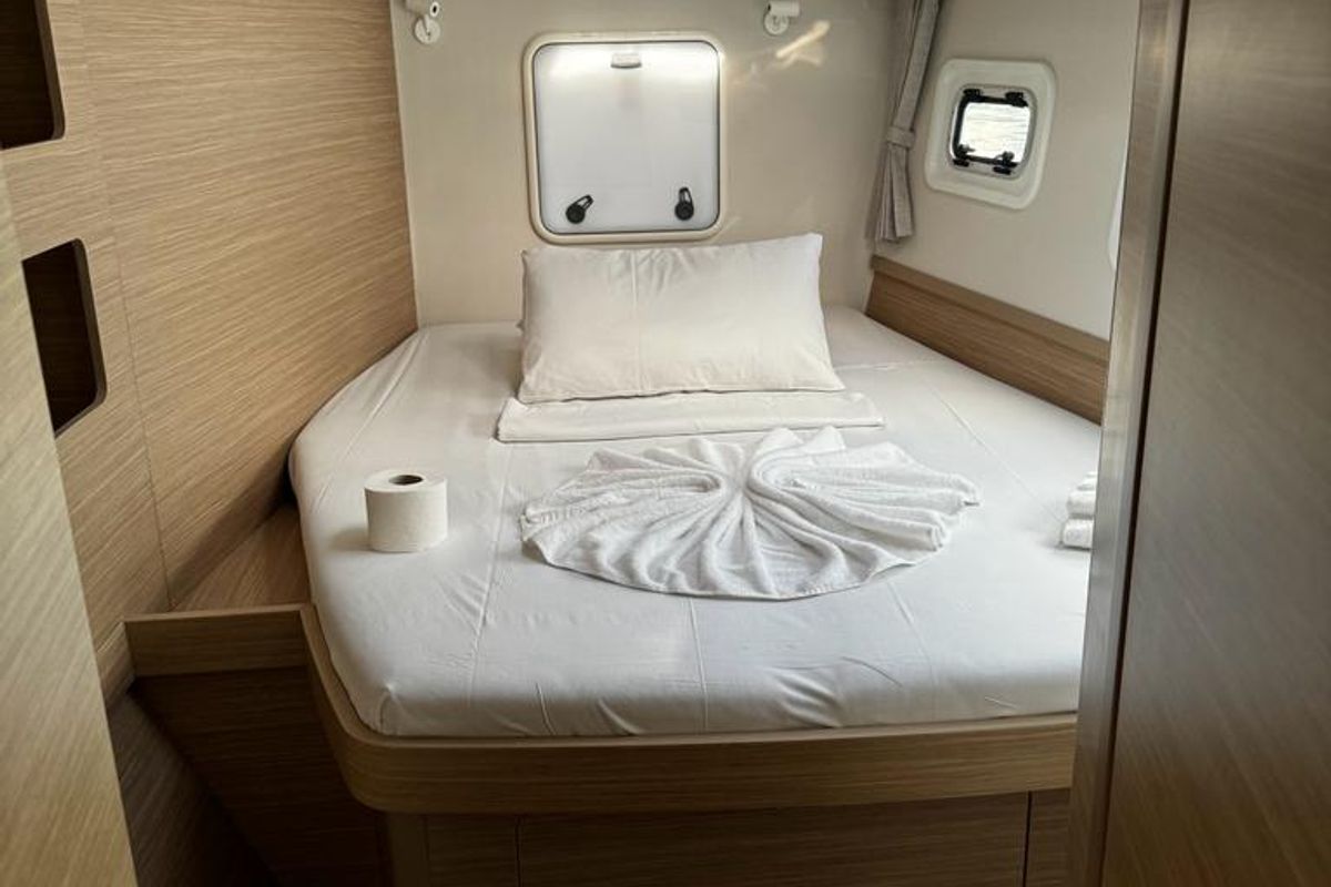 Cabin on TI-BO II, a Lagoon 42 catamaran at Alameda, United States