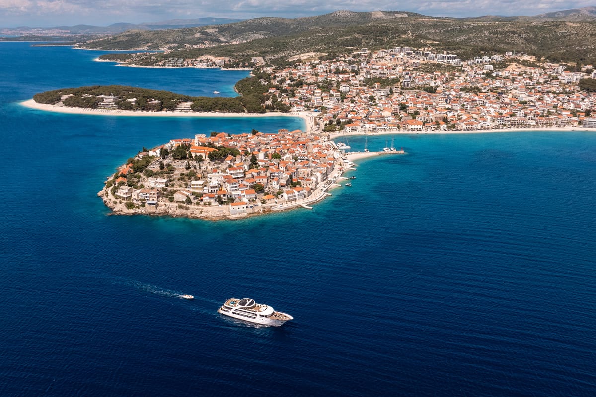 Exterior view of Karizma, a Gulet Motoryacht yacht at Split, Croatia