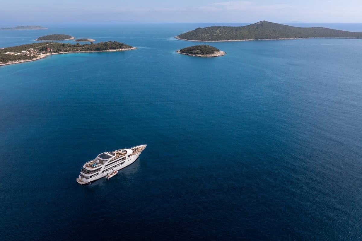 Exterior view of Karizma, a Gulet Motoryacht yacht at Split, Croatia