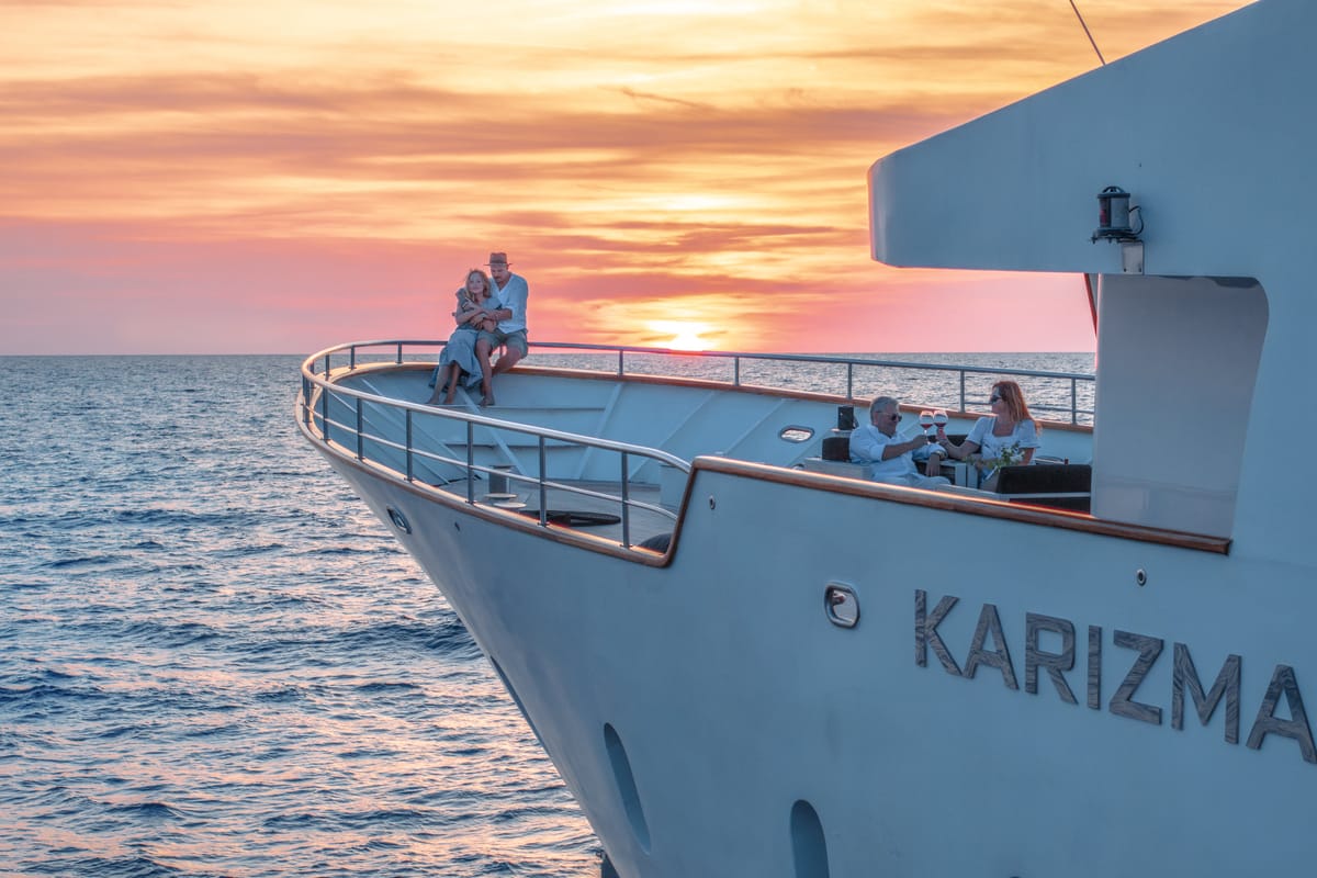 Exterior view of Karizma, a Gulet Motoryacht yacht at Split, Croatia