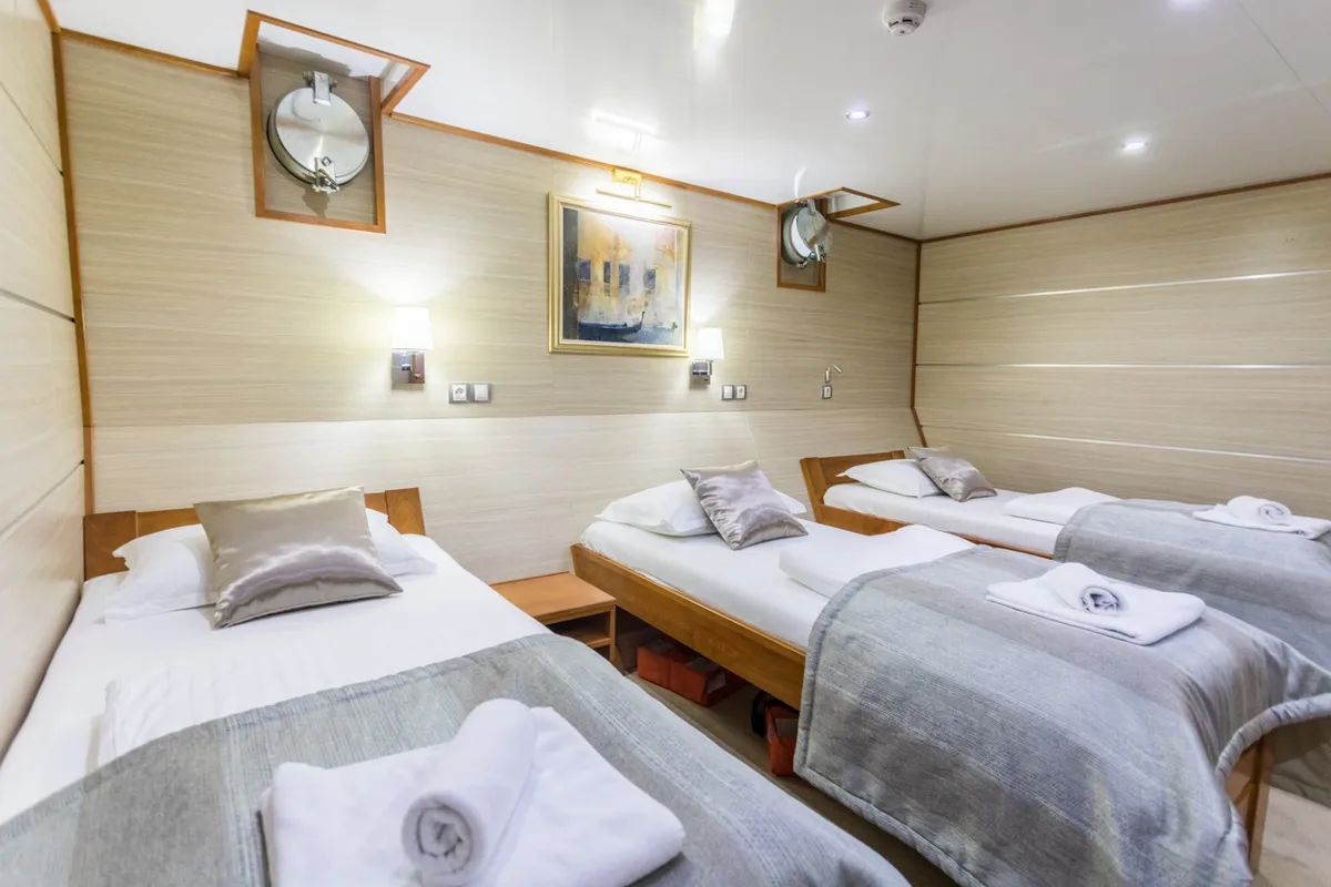 Cabin on Karizma, a Gulet Motoryacht yacht at Split, Croatia