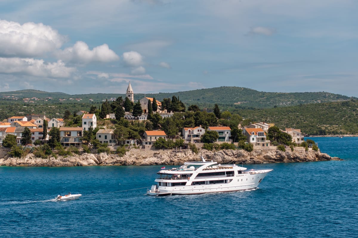 Exterior view of Karizma, a Gulet Motoryacht yacht at Split, Croatia