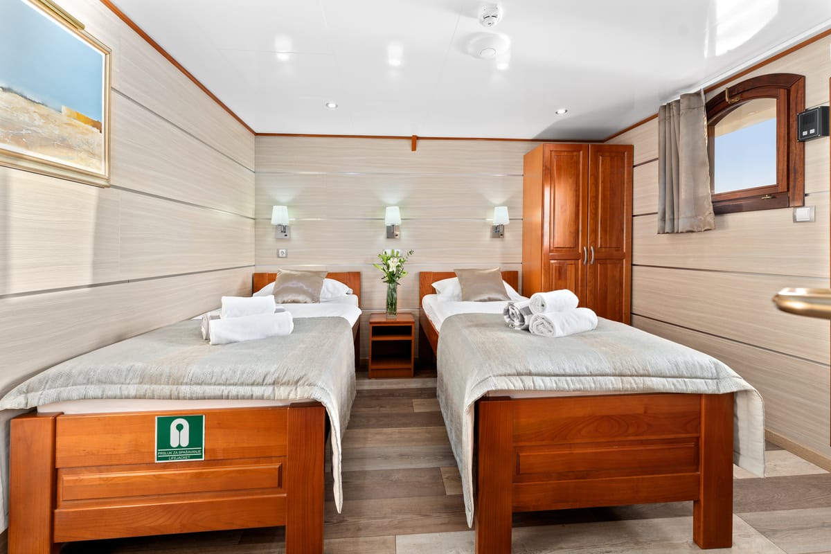 Cabin on Karizma, a Gulet Motoryacht yacht at Split, Croatia