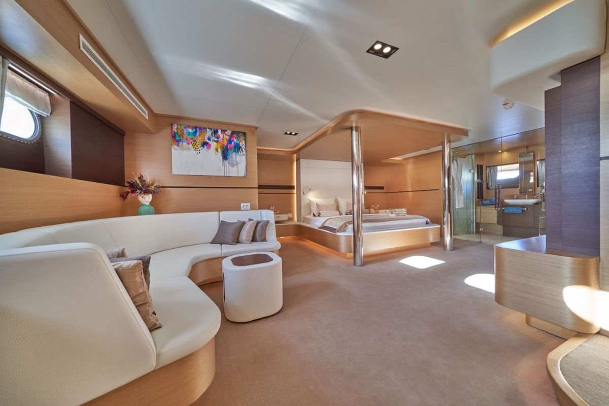 Cabin on Omnia, a Custom Made Omnia sailboat at Split, Croatia