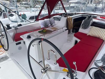 Deck of Kelani, a Beneteau Oceanis 40.1 sailboat at Općina Medulin, Croatia