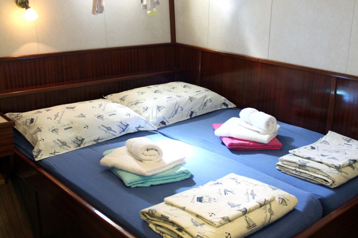 Cabin on Tajna Mora, a Unknown Tajna Mora yacht at Split, Croatia