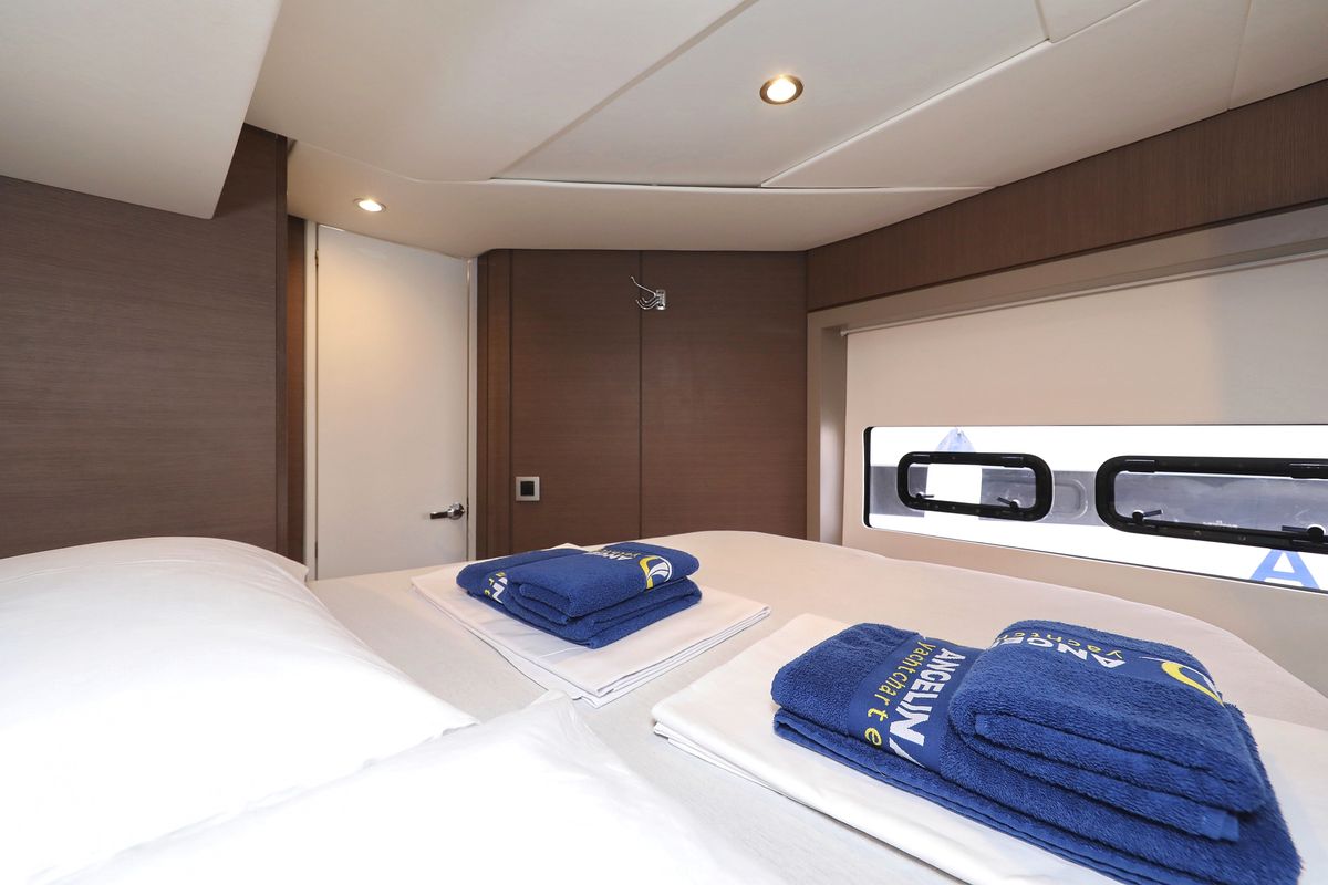 Cabin on Titan, a Bali 4.8 catamaran at Grad Trogir, Croatia