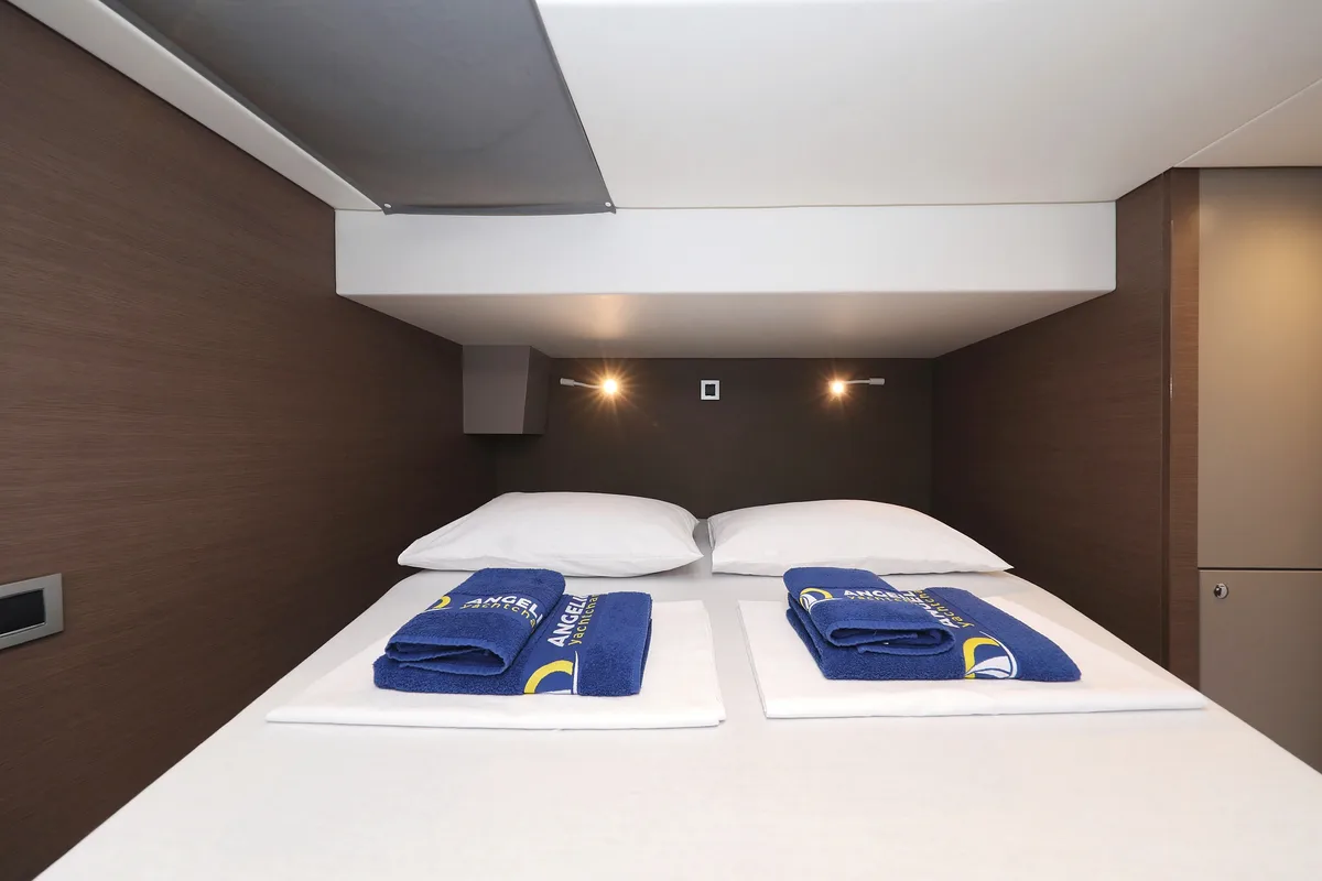 Cabin on Titan, a Bali 4.8 catamaran at Grad Trogir, Croatia