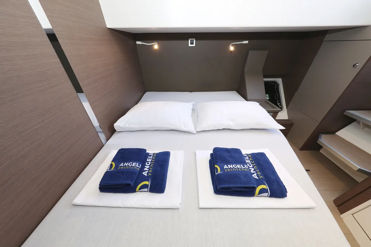 Cabin on Titan, a Bali 4.8 catamaran at Grad Trogir, Croatia