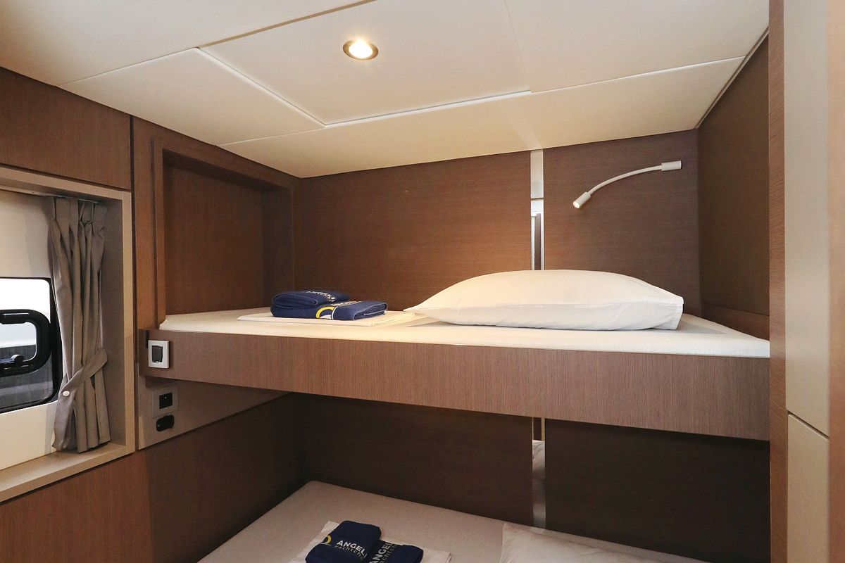Cabin on Titan, a Bali 4.8 catamaran at Grad Trogir, Croatia