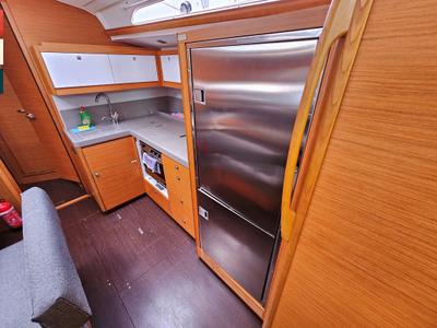 Galley of Pavana, a Dufour 470 sailboat at Općina Rogoznica, Croatia