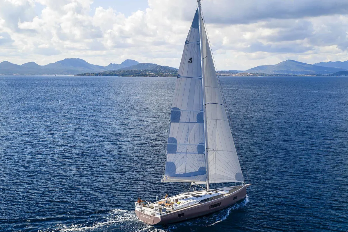 AIR, a Beneteau Oceanis 52 sailboat at Kontokali, Greece