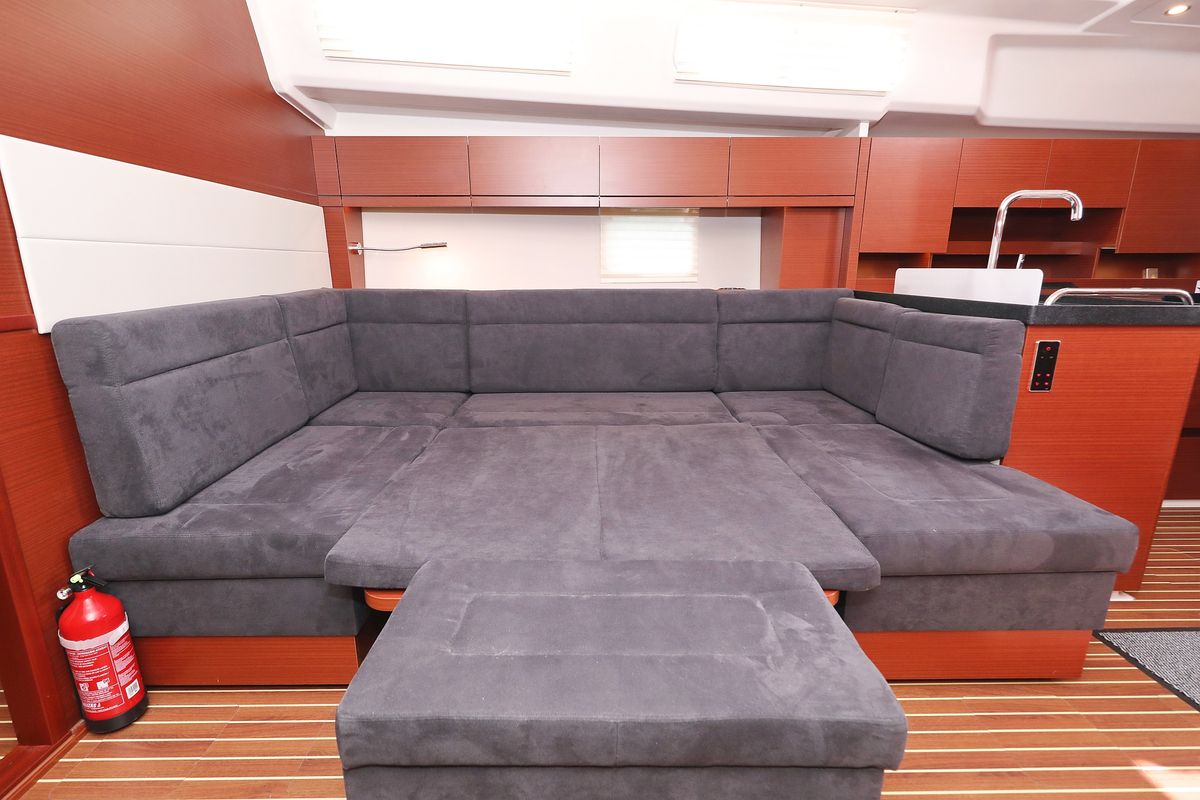 Salon of Chloe, a Hanse Yachts Hanse 458 sailboat at Grad Kaštela, Croatia