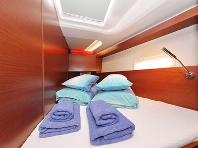 Cabin on Chloe, a Hanse Yachts Hanse 458 sailboat at Grad Kaštela, Croatia