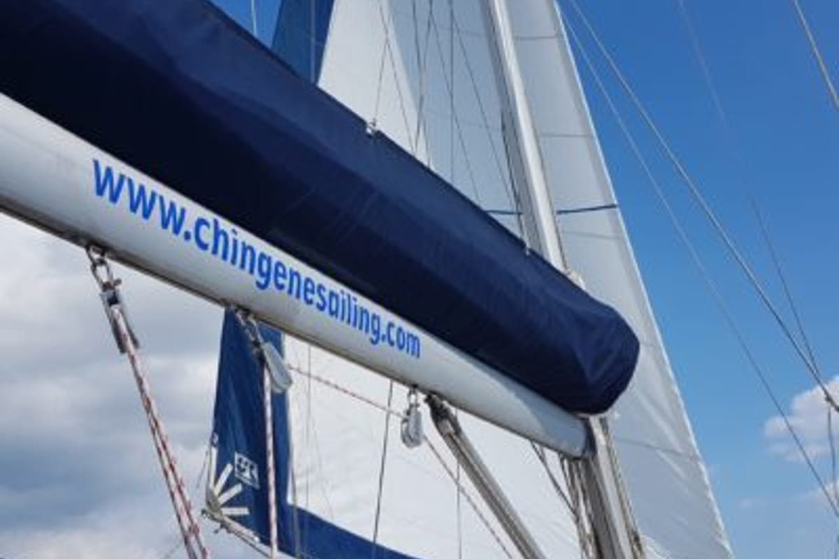 Cingene, a Jeanneau Sun Odyssey 40 sailboat at Marmaris, Turkey