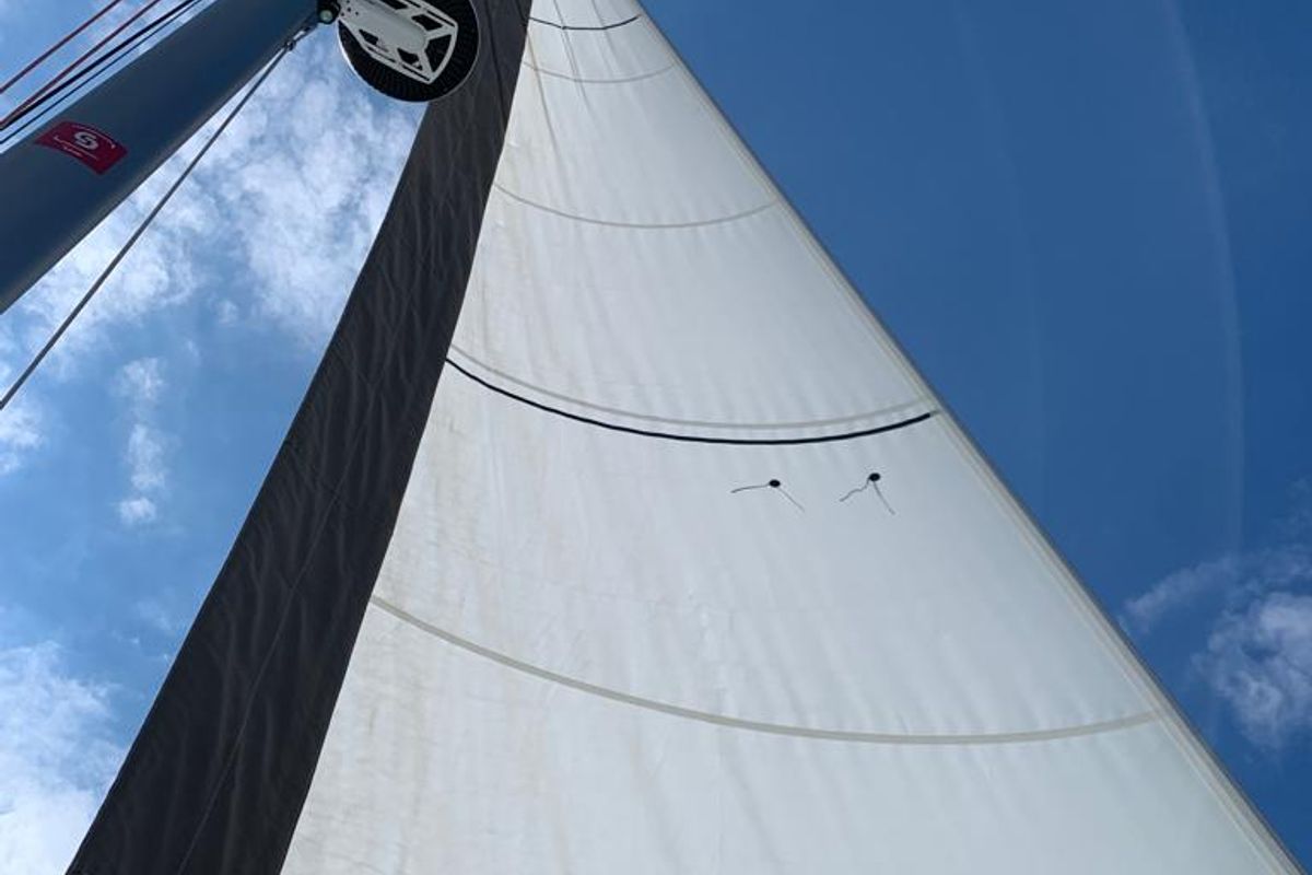 Negroni, a Bali 4.1 catamaran at Capo d'Orlando, Italy