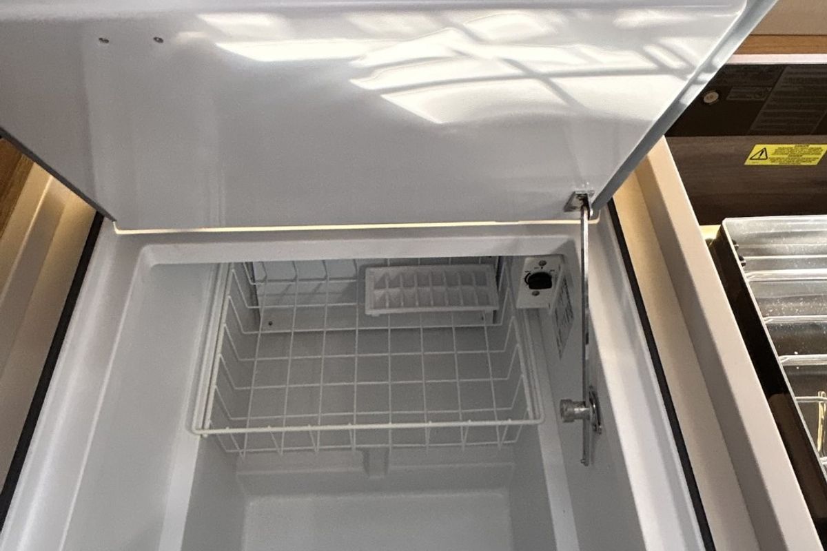 Galley of B-52, a Beneteau Oceanis 52 sailboat at Split, Croatia