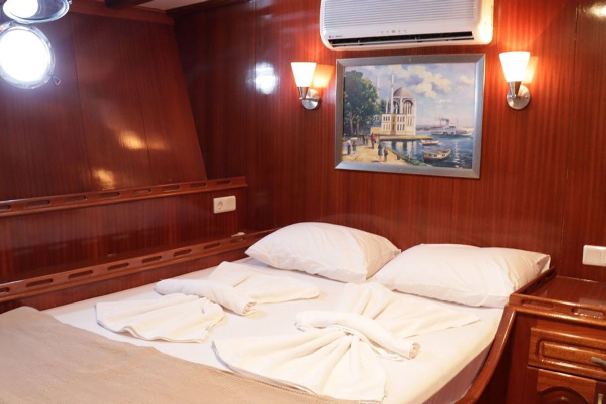 Cabin on Diamond L, a Custom Made Diamond L yacht at Bodrum, Turkey