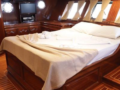 Cabin on Diamond L, a Custom Made Diamond L yacht at Bodrum, Turkey