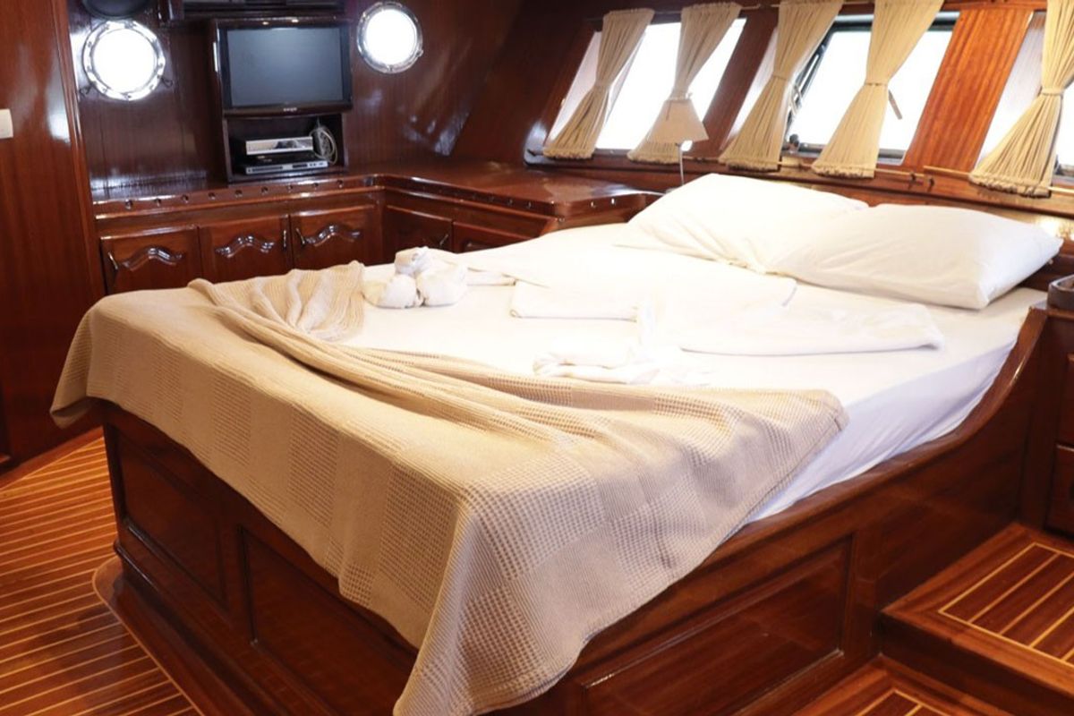 Cabin on Diamond L, a Custom Made Diamond L yacht at Bodrum, Turkey