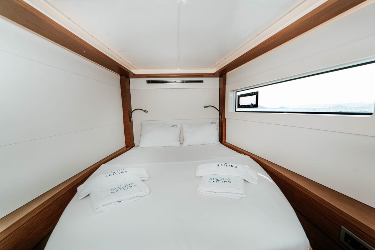 Cabin on Hydra, a Lagoon 46 catamaran at Fethiye, Turkey