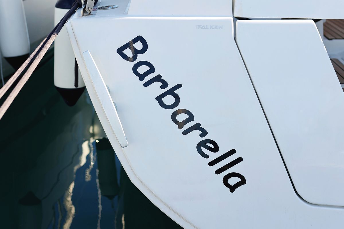 Barbarella, a Beneteau Oceanis 45 sailboat at Grad Trogir, Croatia