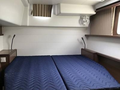 Cabin on Remire, a Lagoon 450 S catamaran at Seychelles, Mahe, Seychelles