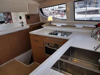 Galley of Kos 44.2, a Bali 4.4 catamaran at Municipal Unit of Lefkada, Greece