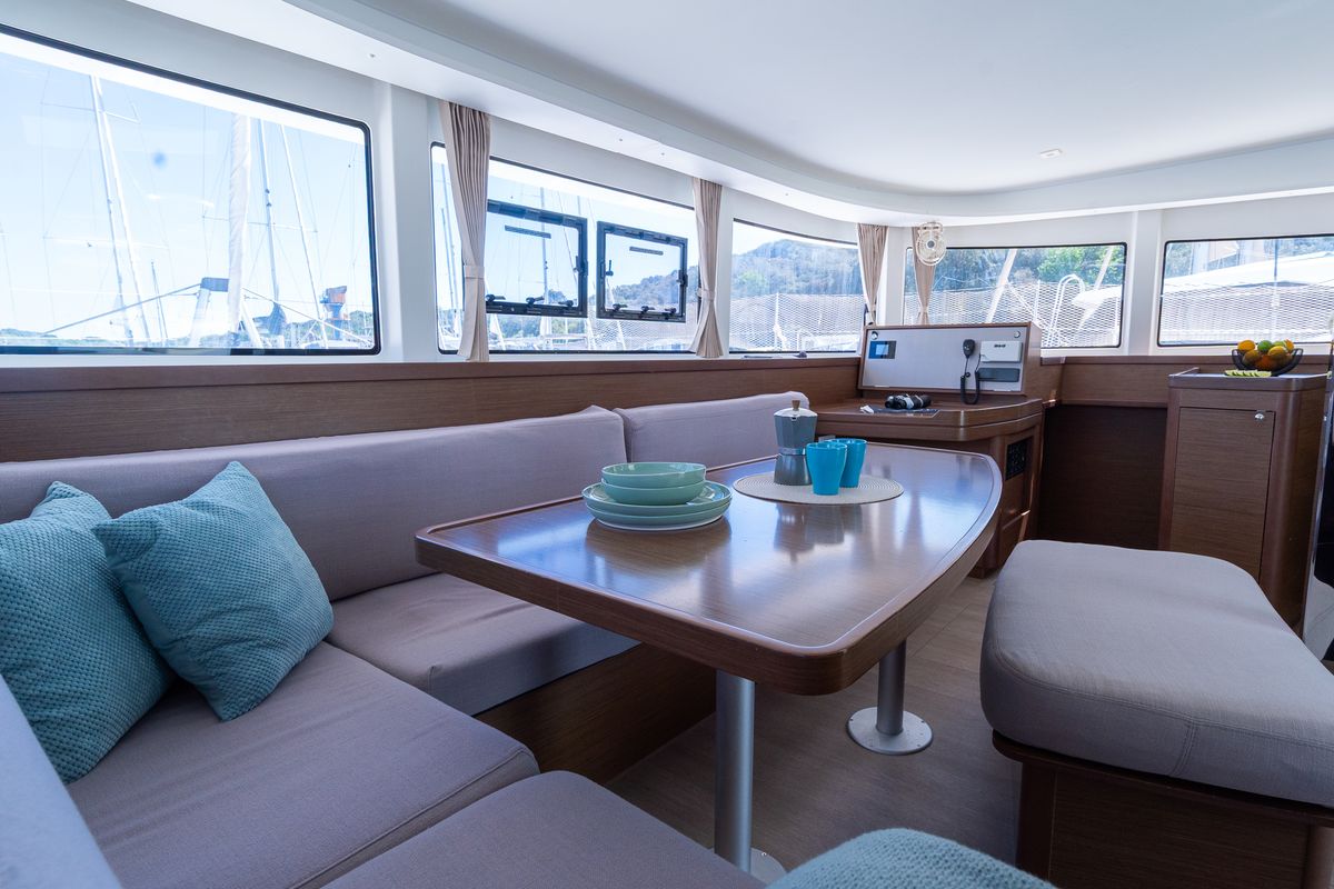 Cabin on Fleur De Sel, a Lagoon 42 catamaran at Grad Pula, Croatia
