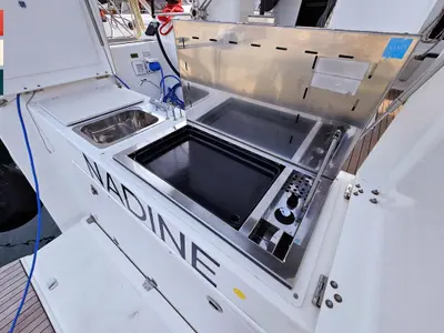 Galley of Nadine, a Dufour 460 GL sailboat at Općina Rogoznica, Croatia