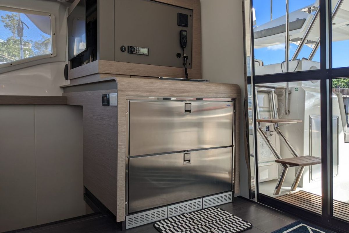 Free To Be, a Fountaine Pajot Elba 45 catamaran at Road Town, British Virgin Islands