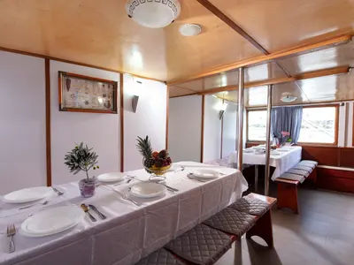 Salon of Primorac, a Gulet Gulet gulet at Grad Omiš, Croatia