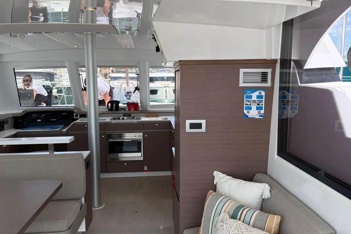 My5ive, a Bali Catspace catamaran at Seget Donji, Croatia