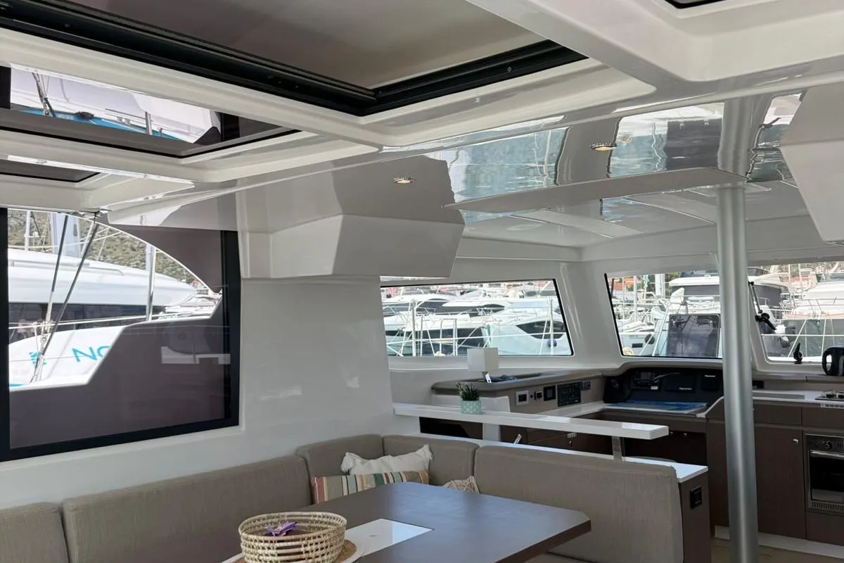 My5ive, a Bali Catspace catamaran at Seget Donji, Croatia