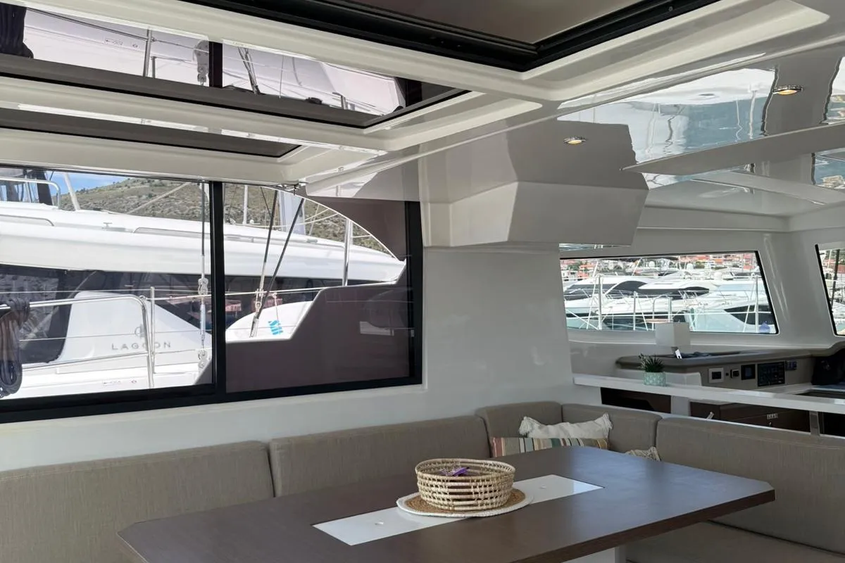My5ive, a Bali Catspace catamaran at Seget Donji, Croatia