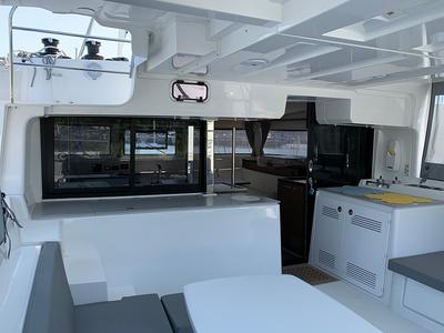 Salon of Aurora, a Lagoon 46 catamaran at Municipal Unit of Anaktorio, Greece