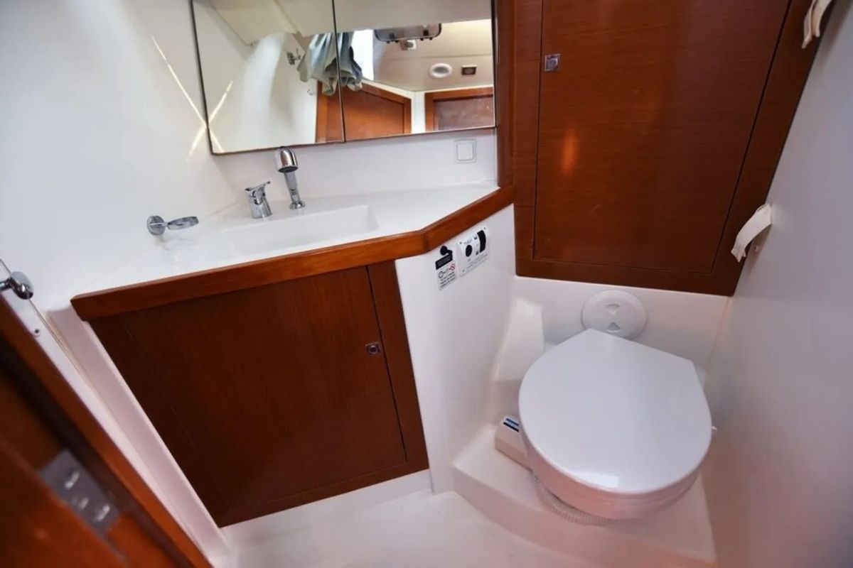Head on Oceanis 45 Built 2012, a Beneteau Oceanis 45 sailboat at Municipal Unit of Lefkada, Greece