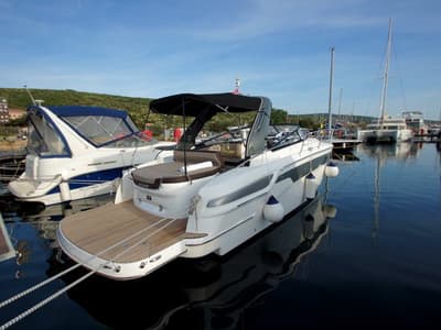 Twilly, a Bavaria S29 motorboat at Punat, Croatia