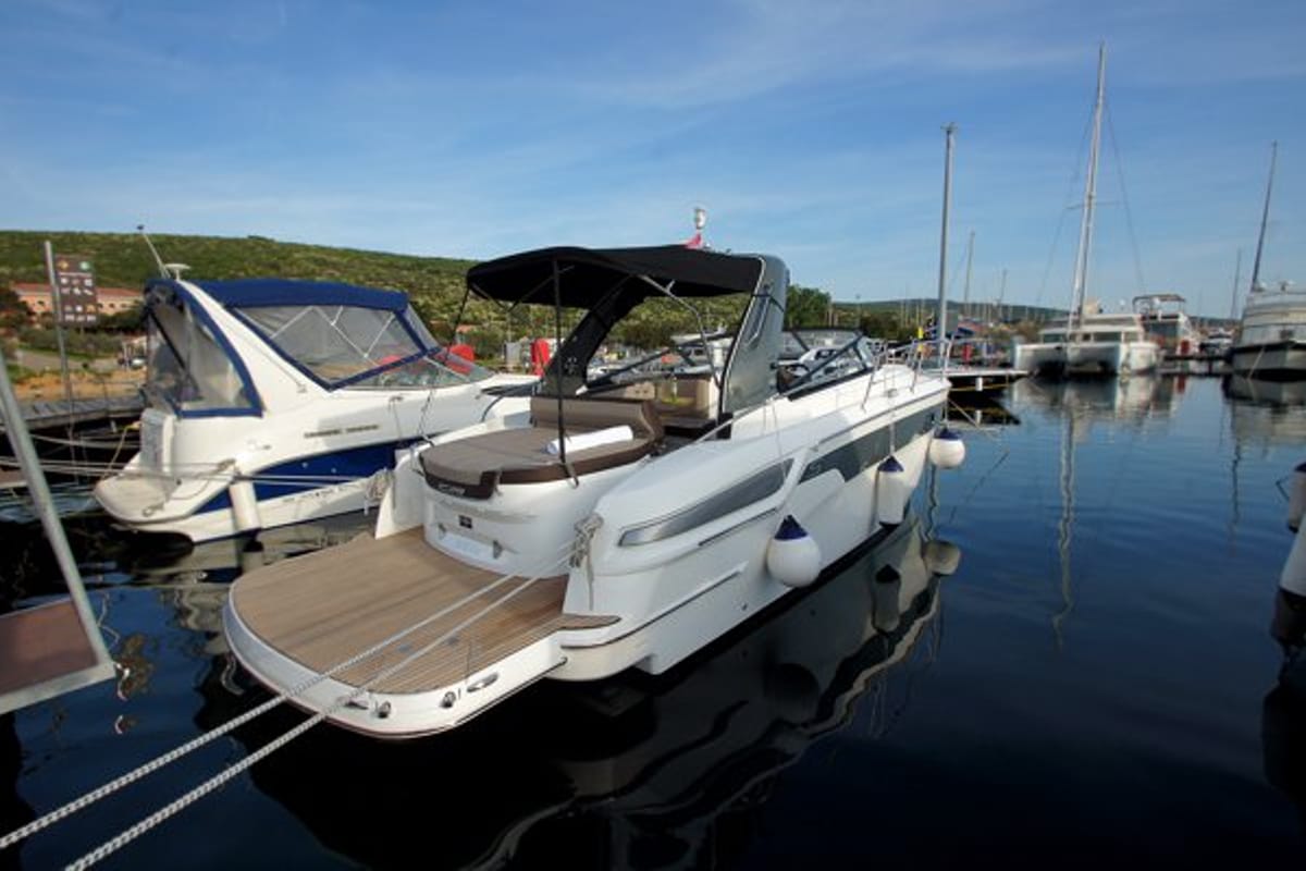 Twilly, a Bavaria S29 motorboat at Punat, Croatia