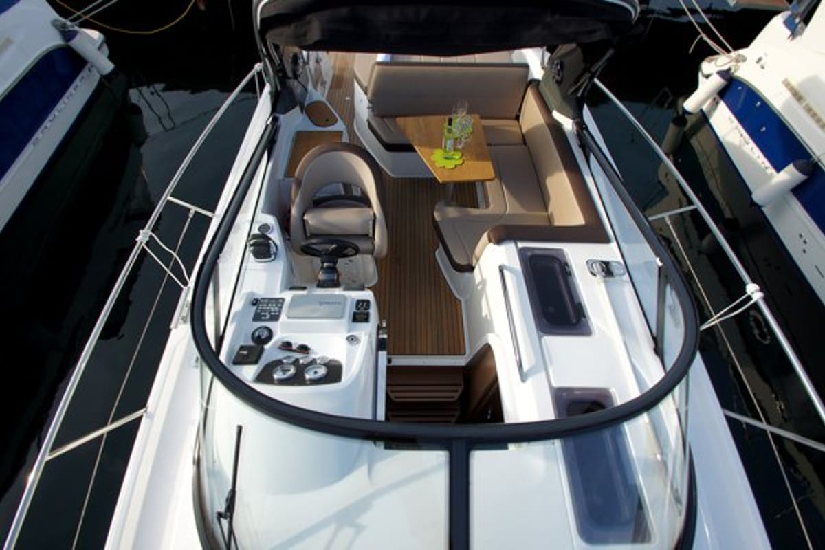 Twilly, a Bavaria S29 motorboat at Punat, Croatia