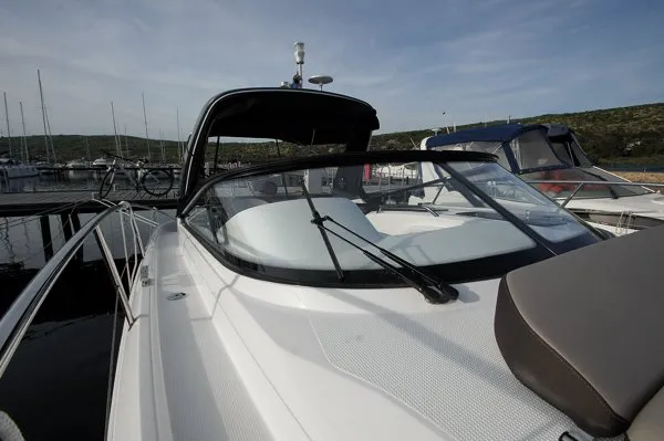 Twilly, a Bavaria S29 motorboat at Punat, Croatia