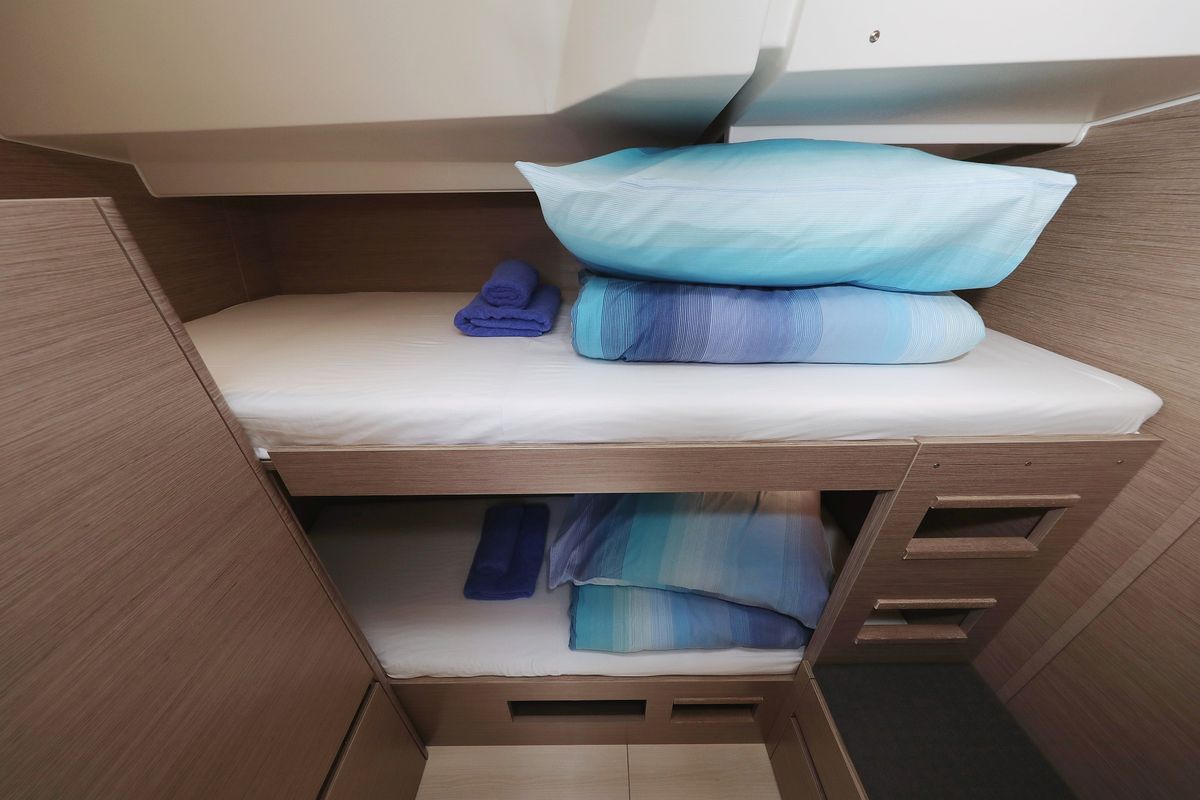 Cabin on Stargazing, a Hanse Yachts Hanse 548 sailboat at Općina Sukošan, Croatia