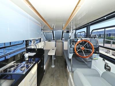 Galley of Backup, a Cobra Yachts Futura 40 Grand Horizon yacht at Općina Sukošan, Croatia