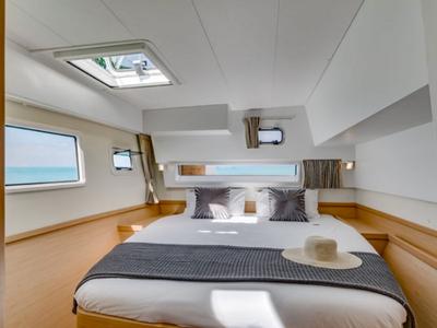 Cabin on No Name: Master Cabin #1 (Cabin Charter 2 pax) FULLY CREWED, ALL EXPENSES, a Lagoon 42 catamaran at Municipal Unit…