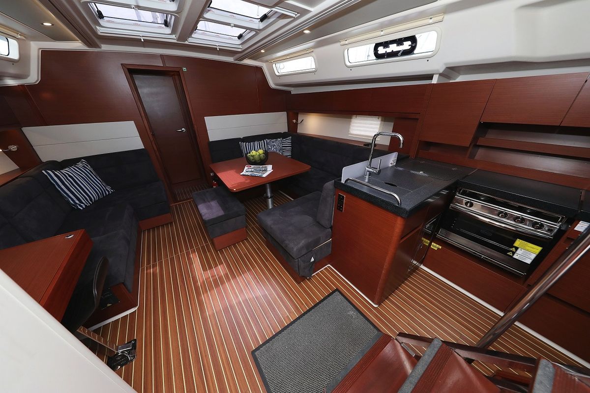 Galley of Mika, a Hanse Yachts Hanse 458 sailboat at Općina Sukošan, Croatia